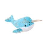 Stuffed Narwhal Foilkins by Wild Republic