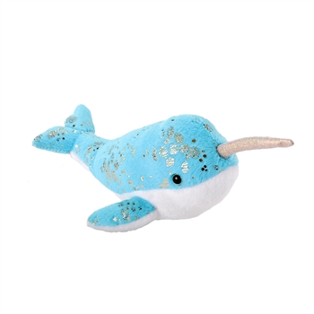 Stuffed Narwhal Foilkins by Wild Republic