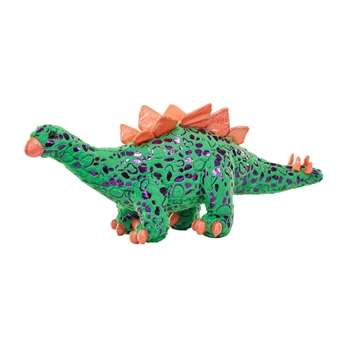 Shiny Stuffed Stegosaurus Dinosaur Foilkins by Wild Republic