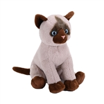 Cuddlekins Siamese Cat Stuffed Animal by Wild Republic