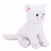Cuddlekins White Cat Stuffed Animal by Wild Republic