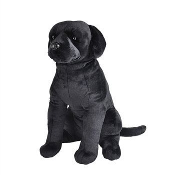 Cuddlekins Jumbo Black Lab Dog Stuffed Animal by Wild Republic