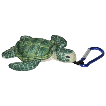 Living Ocean Clip On Plush Green Sea Turtle by Wild Republic