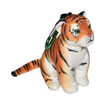 Living Earth Clip On Plush Tiger by Wild Republic