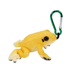 Living Earth Clip On Plush Golden Poison Frog by Wild Republic