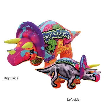 Graffiti Dinos Stuffed Triceratops by Wild Republic
