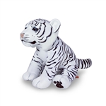 Cuddlekins Living Earth Plush White Tiger by Wild Republic