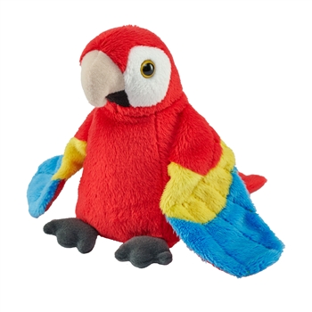Pocketkins Eco-Friendly Small Plush Scarlet Macaw by Wild Republic