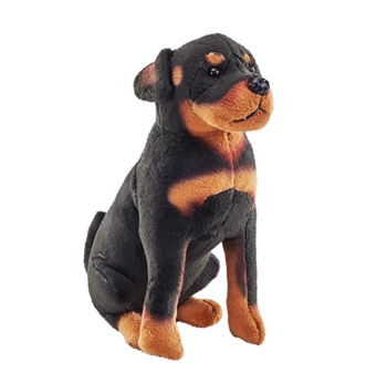 Rescue Dogs Plush Rottweiler with Bark Sound by Wild Republic