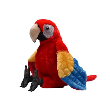 Realistic 15 Inch Plush Scarlet Macaw by Wild Republic