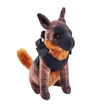 Rescue Dogs Plush Malinois with Bark Sound by Wild Republic