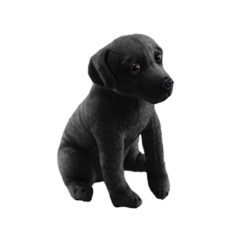 Rescue Dogs Plush Black Labrador with Bark Sound by Wild Republic
