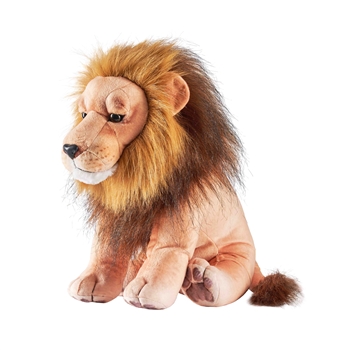 Realistic 15 Inch Plush Lion by Wild Republic