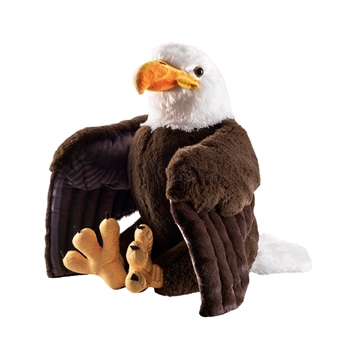 Realistic 15 Inch Plush Bald Eagle by Wild Republic