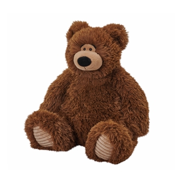 Snuggleluvs Baxter the Weighted Plush Brown Bear by Wild Republic
