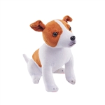 Rescue Dogs Plush Jack Russell Terrier with Bark Sound by Wild Republic