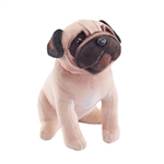 Rescue Dogs Plush Pug with Bark Sound by Wild Republic