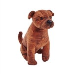 Rescue Dogs Plush Staffordshire Bull Terrier with Bark Sound by Wild Republic