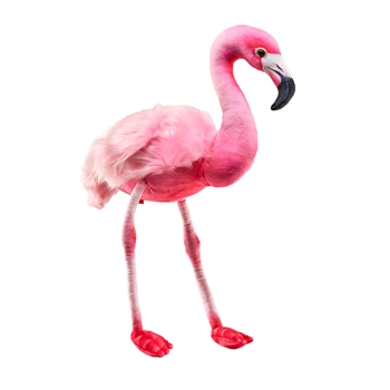 Realistic 15 Inch Plush Flamingo by Wild Republic