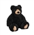 Snuggleluvs Bernie the Weighted Plush Black Bear by Wild Republic