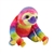 Pocketkins Eco-Friendly Small Plush Rainbow Sloth by Wild Republic