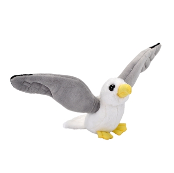 Pocketkins Eco-Friendly Small Plush Sea Gull by Wild Republic