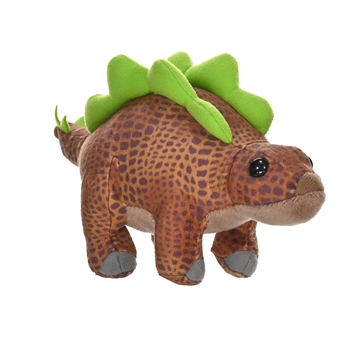 Pocketkins Eco-Friendly Small Plush Stegosaurus Dinosaur by Wild Republic