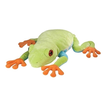 Jumbo Plush Red-eyed Tree Frog 30 Inch Cuddlekin by Wild Republic