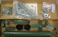 Replacement AJ Storm Door Hardware Kit - Green. Works for all AJ Manufacturing Storm Doors including AJ Stormdoors purchased at Menards.