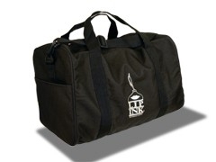 LIP INK Black Duffle Bag with Logo