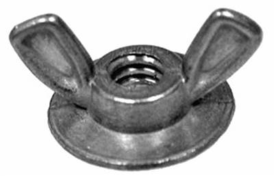 Washer Base Wing Nut 1/4"-20 Zinc Alloy