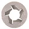 1/4" Pushnut Bolt Retainer 1/2" O.D. Zinc
