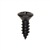 8 X 1/2" Phillips Oval Head Tapping Screws Black Oxide