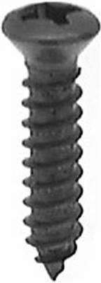 #8 X 3/4" #6 Phillips Oval Head Tapping Screws Black Oxide