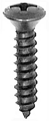 8 X 3/4" Phillips Oval Head Tapping Screws Black Oxide