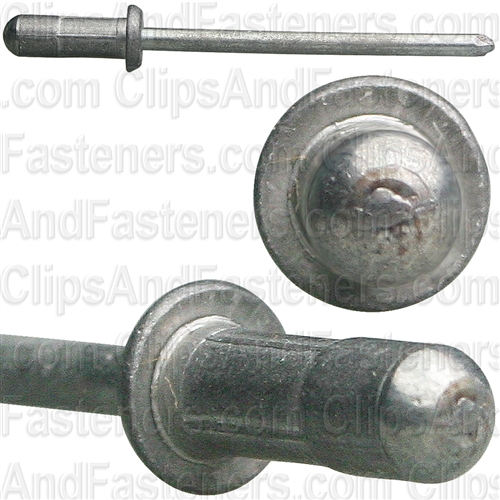 5/32" Avex Blind Rivet 1/4" Grip Dome (500)