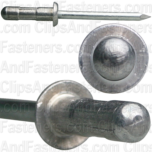 3/16" Avex Blind Rivet 7/16" Grip Dome (500)