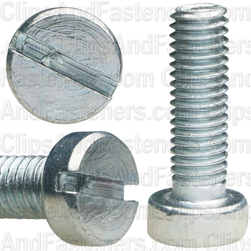 M5-.80 X 16mm Slotted Flat Fillister Head Machine Screws