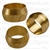 Brass Compression Fitting Sleeve 3/8"