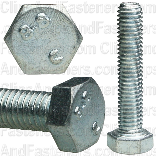 5-.8 X 25mm Din 933 Cap Screwcl8.8 - Zinc