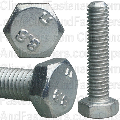 8-1.25 X 35mm Din 931 Cap Screwcl8.8 - Zinc