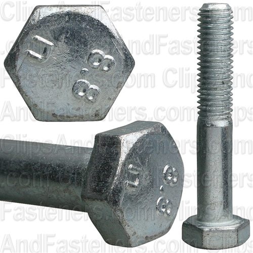 10-1.5 X 60mm Din 931 Cap Screwcl8.8 - Zinc