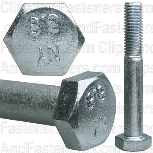 10-1.5 X 70mm Din 931 Cap Screwcl8.8 - Zinc