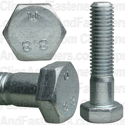 12-1.75 X 50mm Din 931 Cap Screwcl8.8 - Zinc