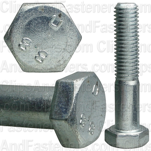 12-1.75 X 60mm Din 931 Cap Screwcl8.8 - Zinc