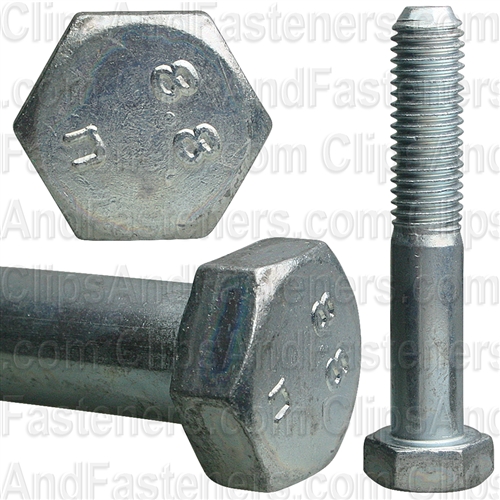 12-1.75 X 70mm Din 931 Cap Screwcl8.8 - Zinc