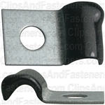 Half Clamp 3/16 - Galvanized Vinyl Coated