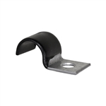 Half Clamp 1/2 - Galvanized Vinyl Coated