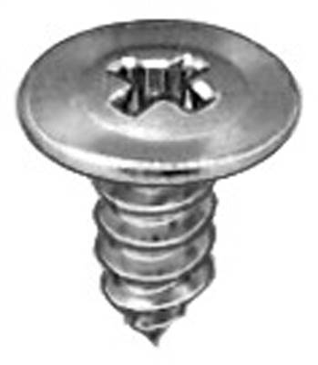 #8 X 3/8" Phillips Oval Washer Head - Zinc