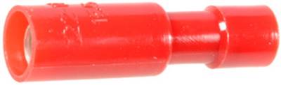 Female Snap Plug Connector 22 -18Ga - Red Nylon